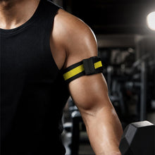 RiseOn Band colocada en el brazo durante un entrenamiento